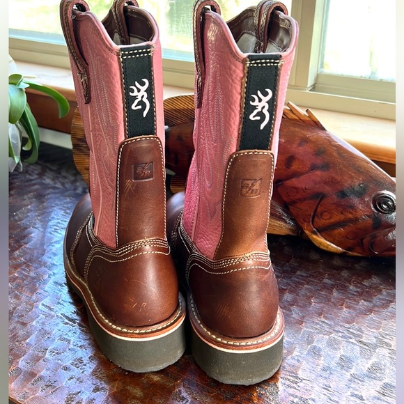 Browning Pink and Brown Winter Boots - Picture 5 of 8
